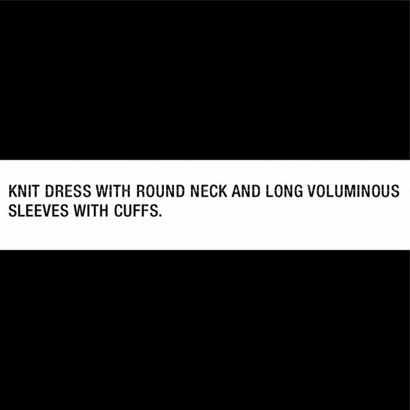 Black knit tunic sweater dress - Picture 6 of 6